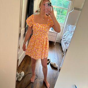 SABO Skirt backless floral dress